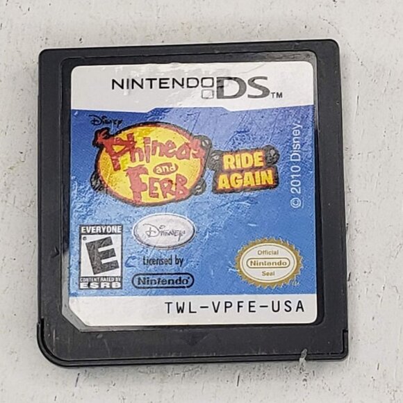 Disney Phineas & Ferb Ride Again Nintendo DS Game Cartridge - Picture 6 of 6